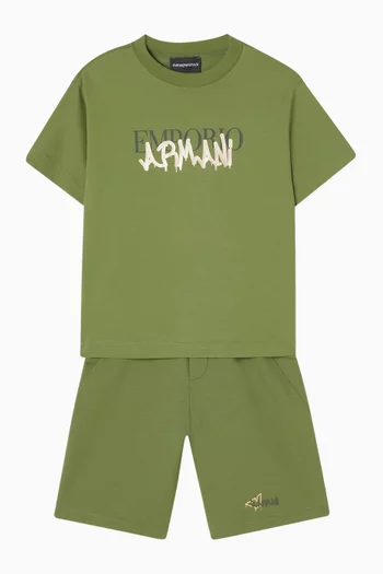 Logo Shorts in Jersey