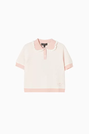 سترة بولو قماش منسوج