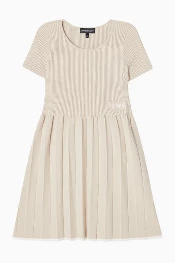 فستان بطيّات قماش منسوج