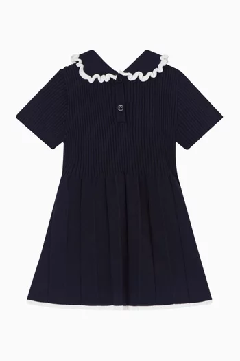Pleated Dress in Knit