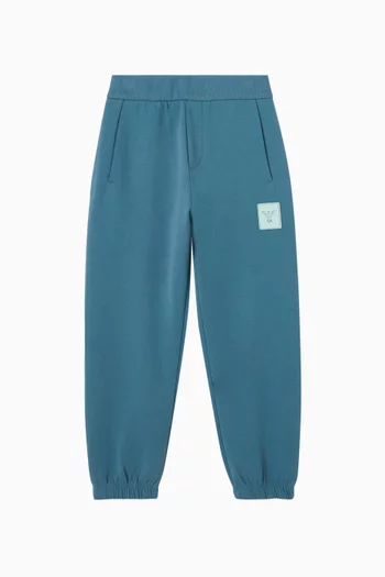 Logo Patch Sweatpants in Cotton-blend