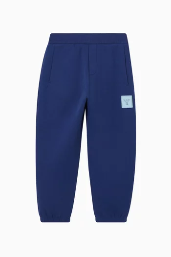 Logo Patch Sweatpants in Cotton-blend