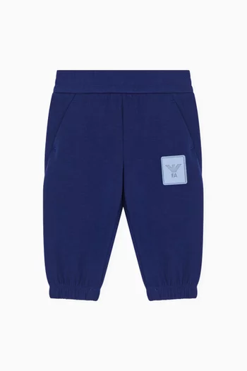 Logo-patch Sweatpants in Cotton-blend