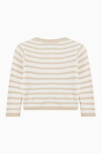 Striped Sweater in Knit