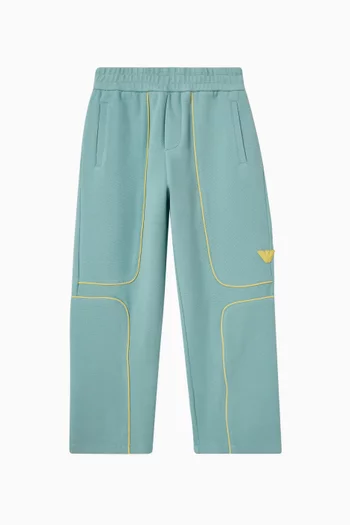 Logo Sweatpants in Jersey Piqué