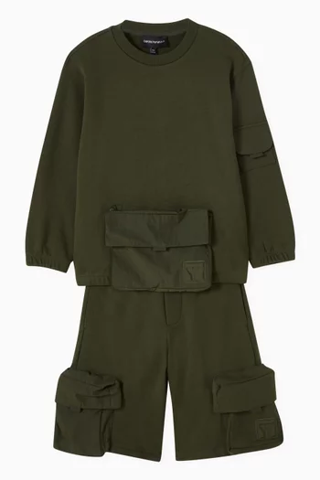 Cargo-pocket Sweatshirt