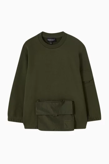 Cargo-pocket Sweatshirt