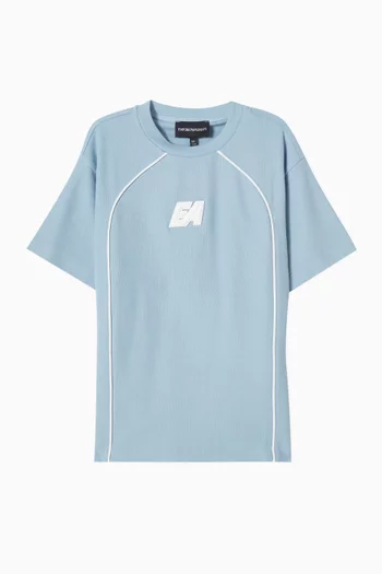 Logo Patch T-shirt in Cotton