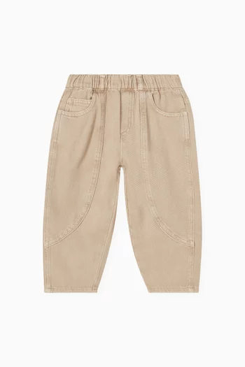 Front Stitch Jeans in Denim