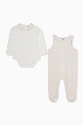 طقم دنغري وبلوزة بشعار النسر