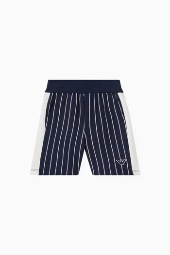 شورت قطن مخطط