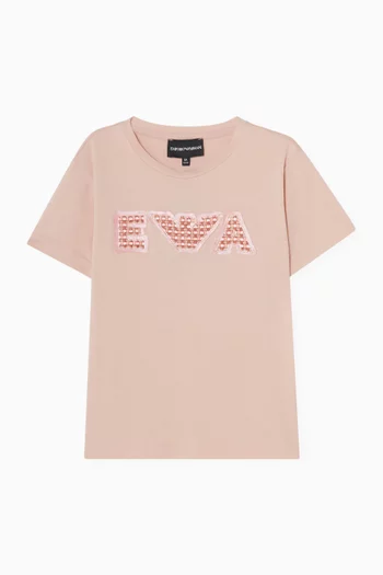 Logo Fantasy T-shirt in Cotton