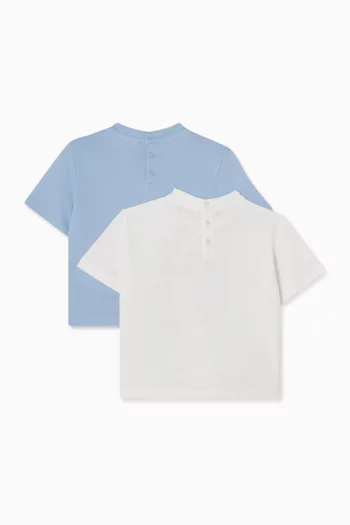 طقم تي شيرتات قطن، 2 قطع