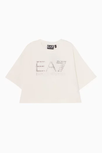 Logo-print T-shirt in Cotton