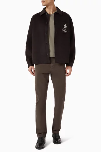 بنطال جينز مودرن بقصة ساق مستقيمة دينم