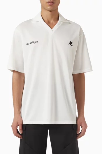 تي شيرت بولو رياضي فضفاض