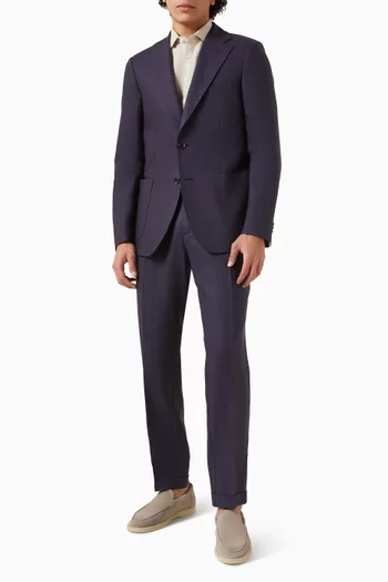 جاكيت بقصة ضيقة كتان