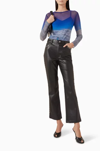 Ski Slopes Top in Mesh