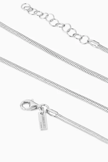 3mm Snake Chain in Sterling Silver