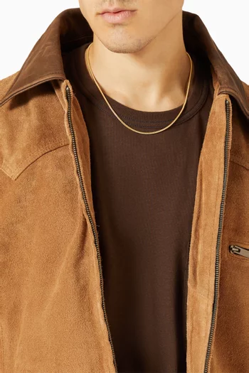 3mm Snake Chain 14kt Gold-plated Silver