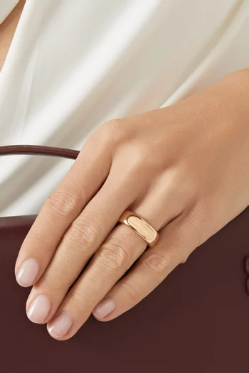 Iconica Slim Ring in 18kt Rose Gold