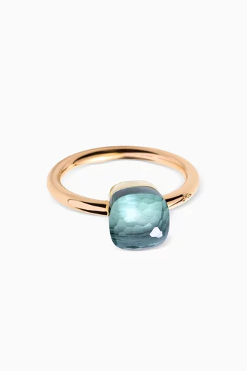 Nudo Petit Topaz Ring in 18kt Rose Gold