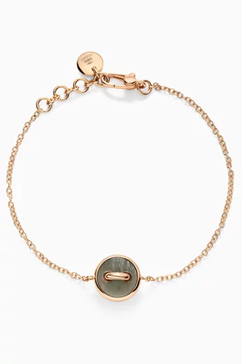 Pom Pom Dot Reversible Bracelet in 18kt Rose Gold