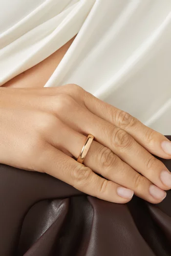Iconica Extra Slim Ring in 18kt Rose Gold