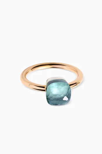 Nudo Petit Topaz Ring in 18kt Rose Gold