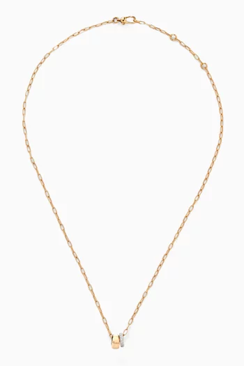 Iconica Diamond Necklace in 18kt Rose Gold
