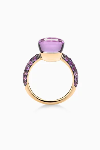 Nudo Classic Amethyst Ring in 18kt  White & Rose Gold