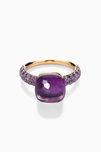 Nudo Classic Amethyst Ring in 18kt  White & Rose Gold