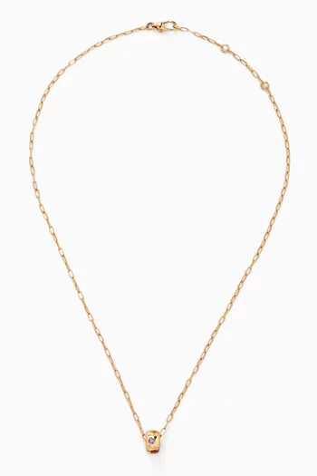 Jewel Pendant Necklace in 18kt Rose Gold