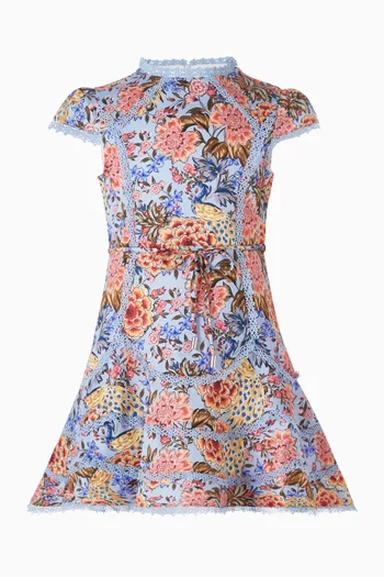 Iliana Mini Dress in Cotton