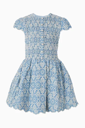 Kara Embroidered Mini Dress