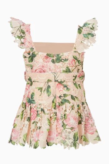 Leonora Embroidered Mini Dress