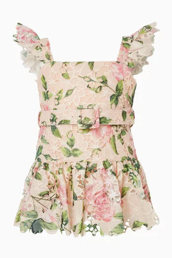 Leonora Embroidered Mini Dress