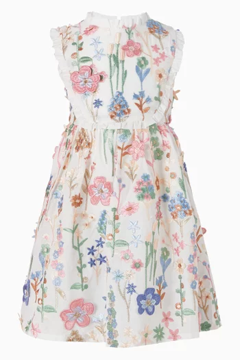 Floral Embroidered Maxi Dress