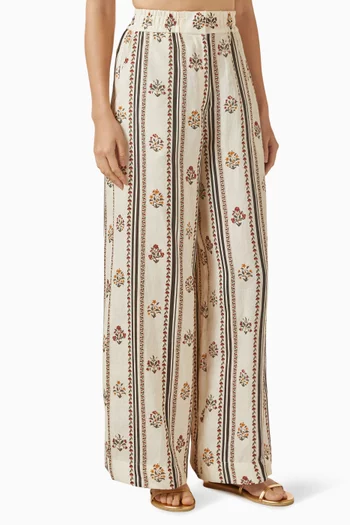 بنطال توتا انديس كتان