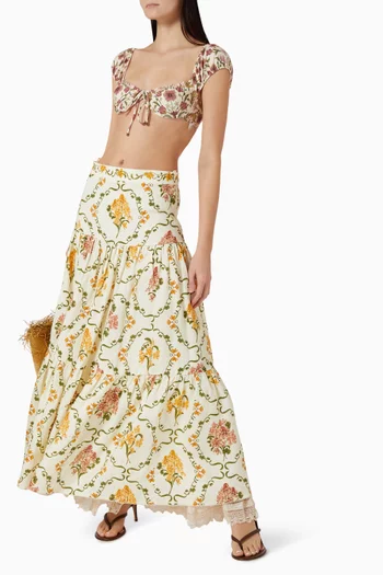 تنورة انيس كورديليرا كتان