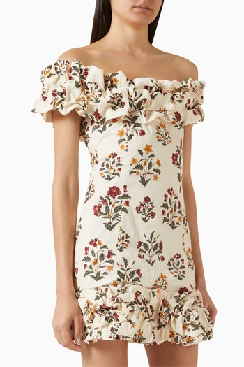 فستان جاردن انديس قصير قطن