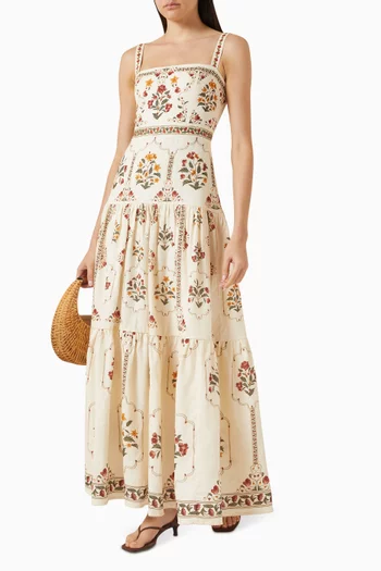 فستان ليما انديس كتان