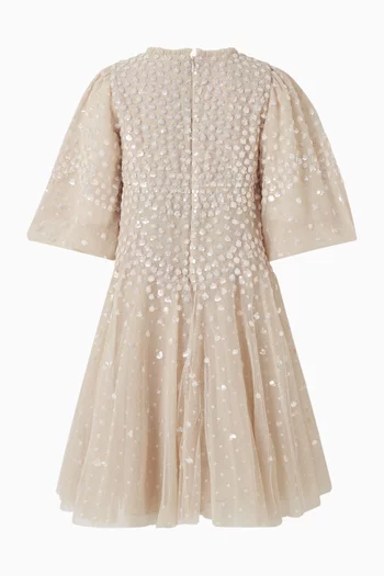 Scallop Sequin Dress