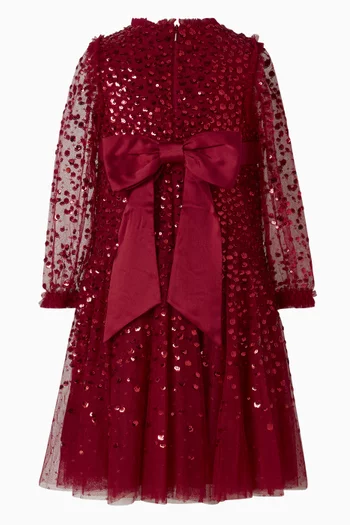 Dappled Sequin Dress