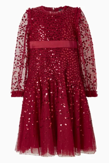 Dappled Sequin Dress