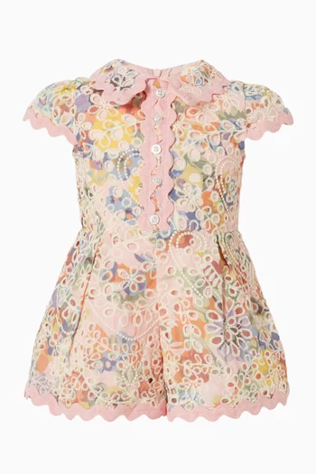 رومبر ألانا مطرز قطن