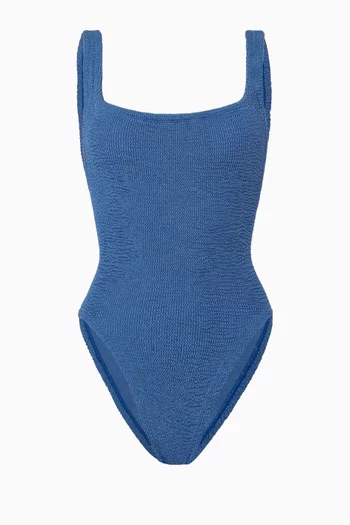 لباس سباحة قطعة واحدة بفتحة رقبة مربعة قماش أوريجينال كرينكل