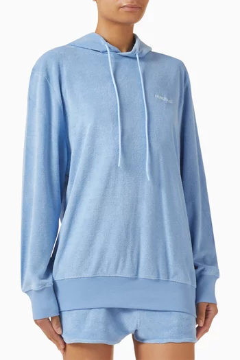 Hoodie in Terry Towelling