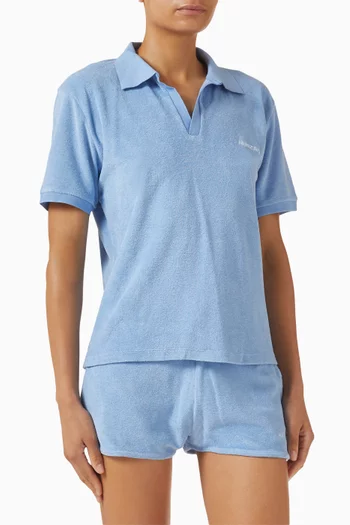 تي شيرت بولو تيري فائق الامتصاص