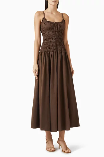 Toby Midi Dress in Cotton